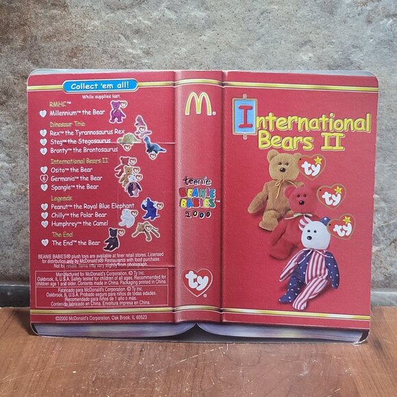 Ty Germania the Bear McDonalds International Bears II Ty Beanie Babies 1990 - Picture 4 of 10